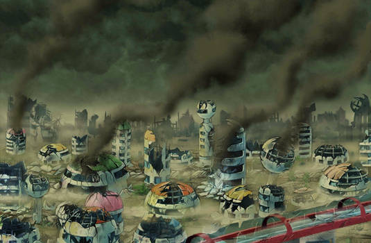 Destroyed City BG  2 [DB Legends]