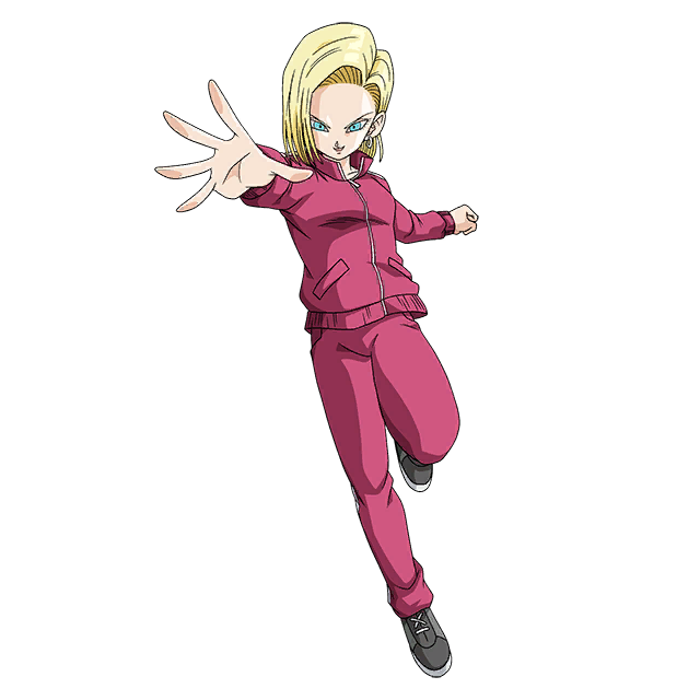 Android 18 Dragon Ball Dragon Ball Super Official Art 1girl Blonde Hair Blue Eyes Breasts