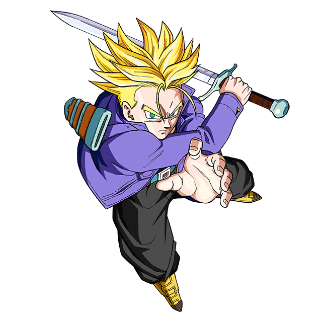 Future Trunks Ssj2 - Dragon Ball Trunks Ssj2, HD Png Download - vhv