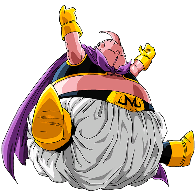 Majin Buu Render/Extraction PNG by TattyDesigns on DeviantArt