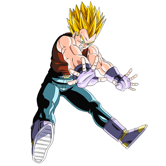 Vegeta GT SSJ transparent background PNG clipart