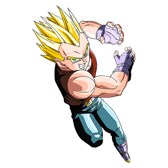 Vegeta SSJ2 render 3 [Dokkan Battle] by Maxiuchiha22 on DeviantArt