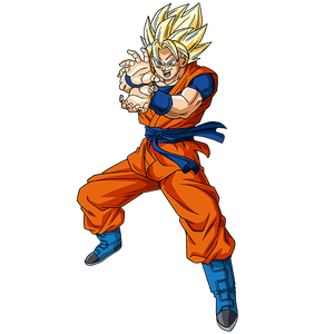 Goku SSJ (Capsule corp) render[SDBH World Mission]