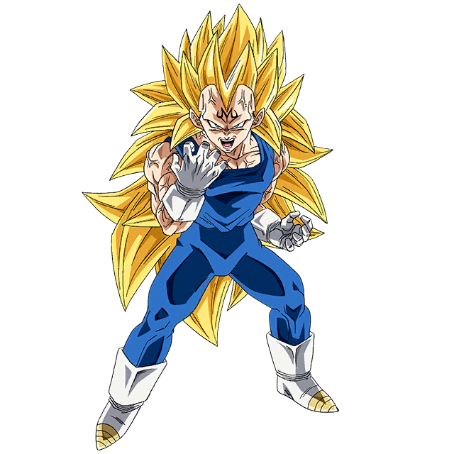 Summary Androids Saga Dragon Ball Wiki Fandom Powered - Dragon Ball Z Majin  Vegeta Ssj3, HD Png Download , Transparent Png Image - PNGitem