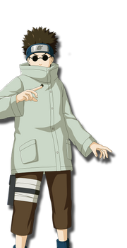 Young Shino Aburame render [Ninja Storm 4]