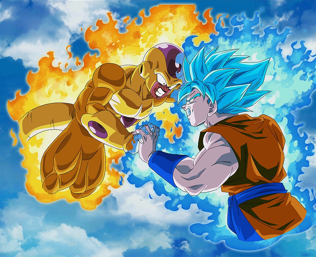 Goku vs Freeza by LordeLukas on DeviantArt