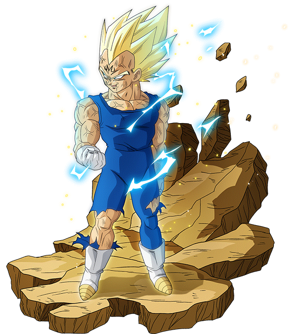 Majin Vegeta SSJ2 - RENDER - DOKKAN BATTLE by FradayEsmarkers on DeviantArt