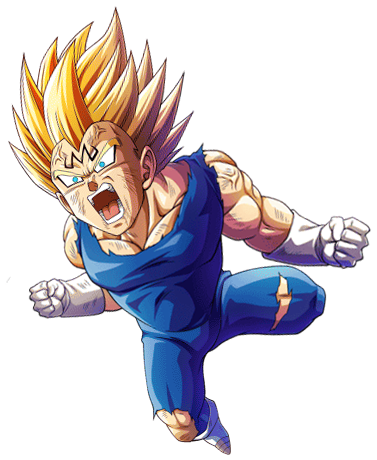 Majin Vegeta SSJ2 - RENDER - DOKKAN BATTLE by FradayEsmarkers on DeviantArt