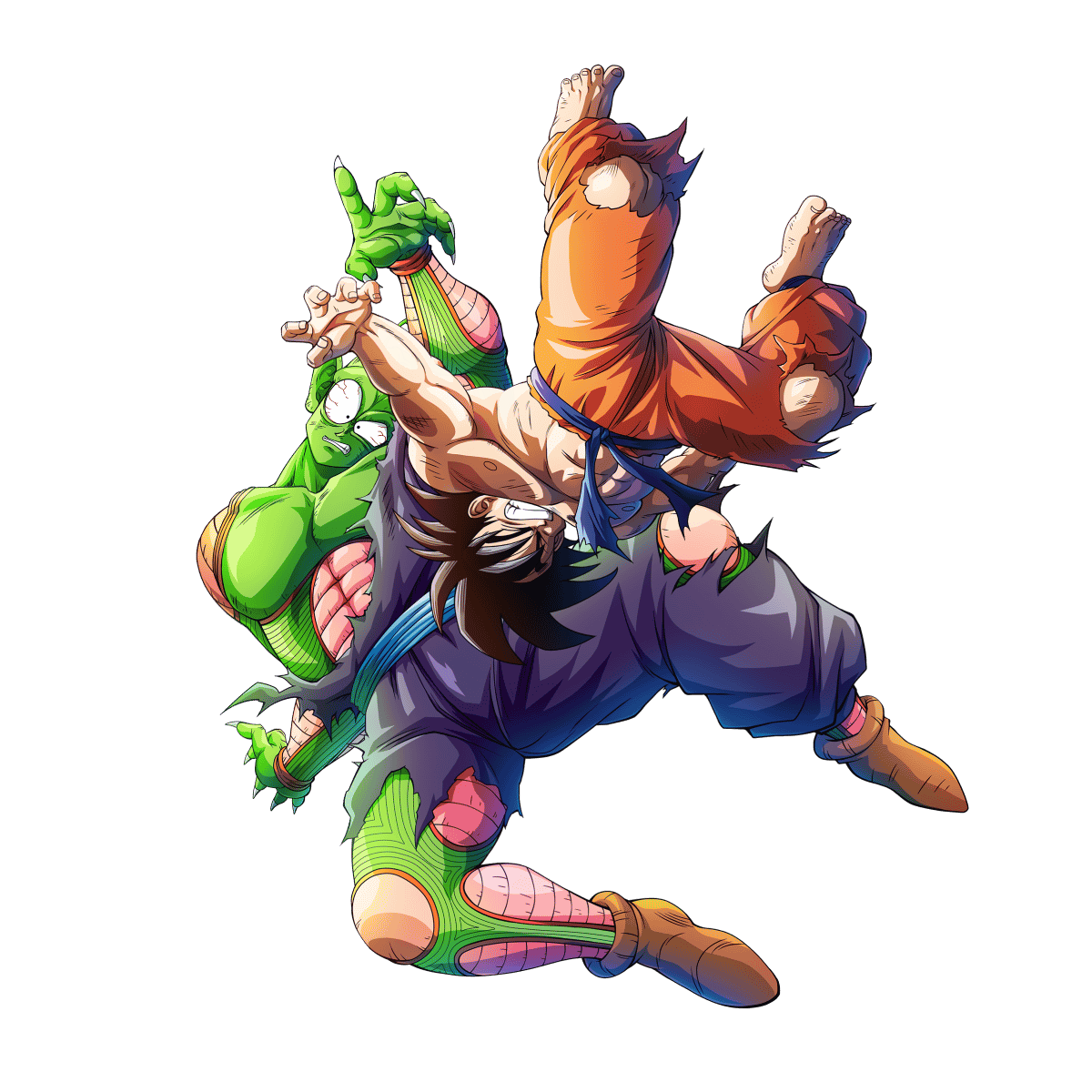 Goku Vs Piccolo render [Bucchigiri Match] by Maxiuchiha22 on DeviantArt