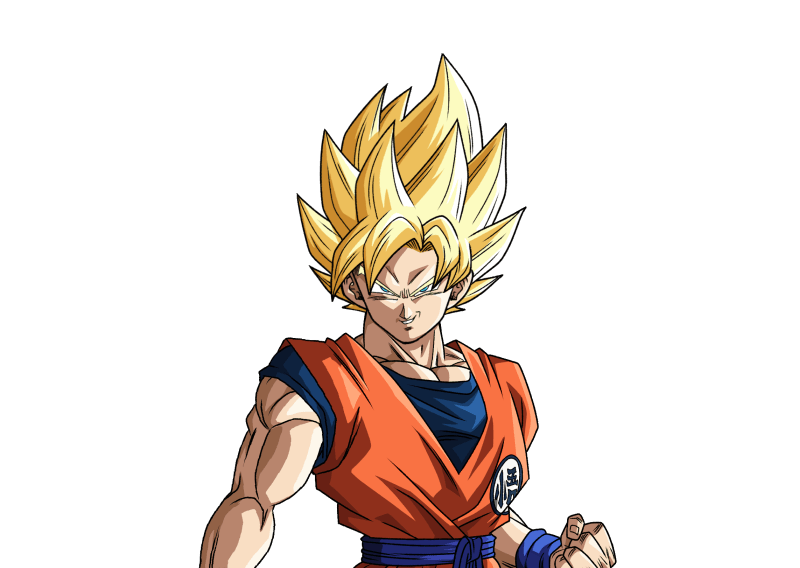 Son Goku SSJ render reaction 1 [Bucchigiri Match] by Maxiuchiha22 on  DeviantArt