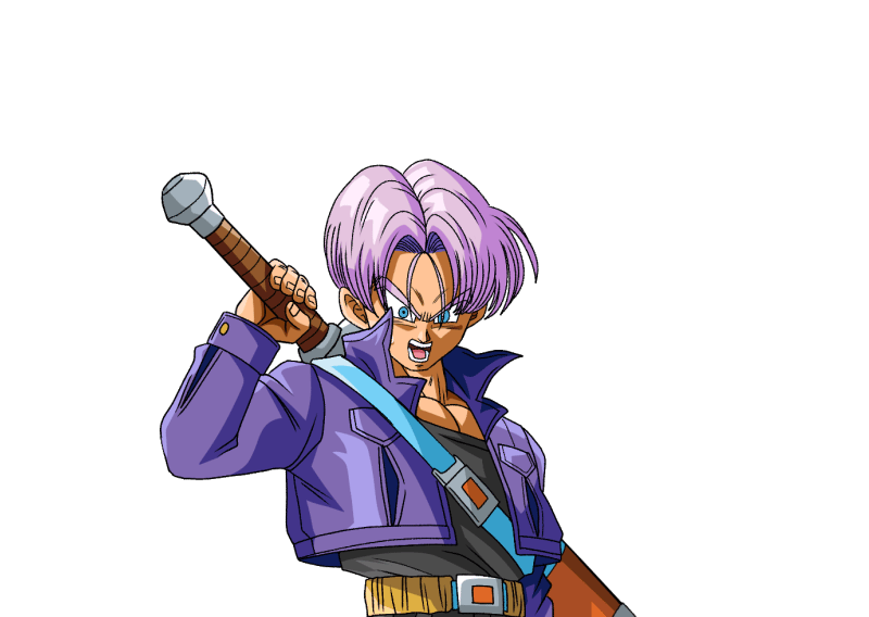 Future Trunks render Bucchigiri Match transparent background PNG