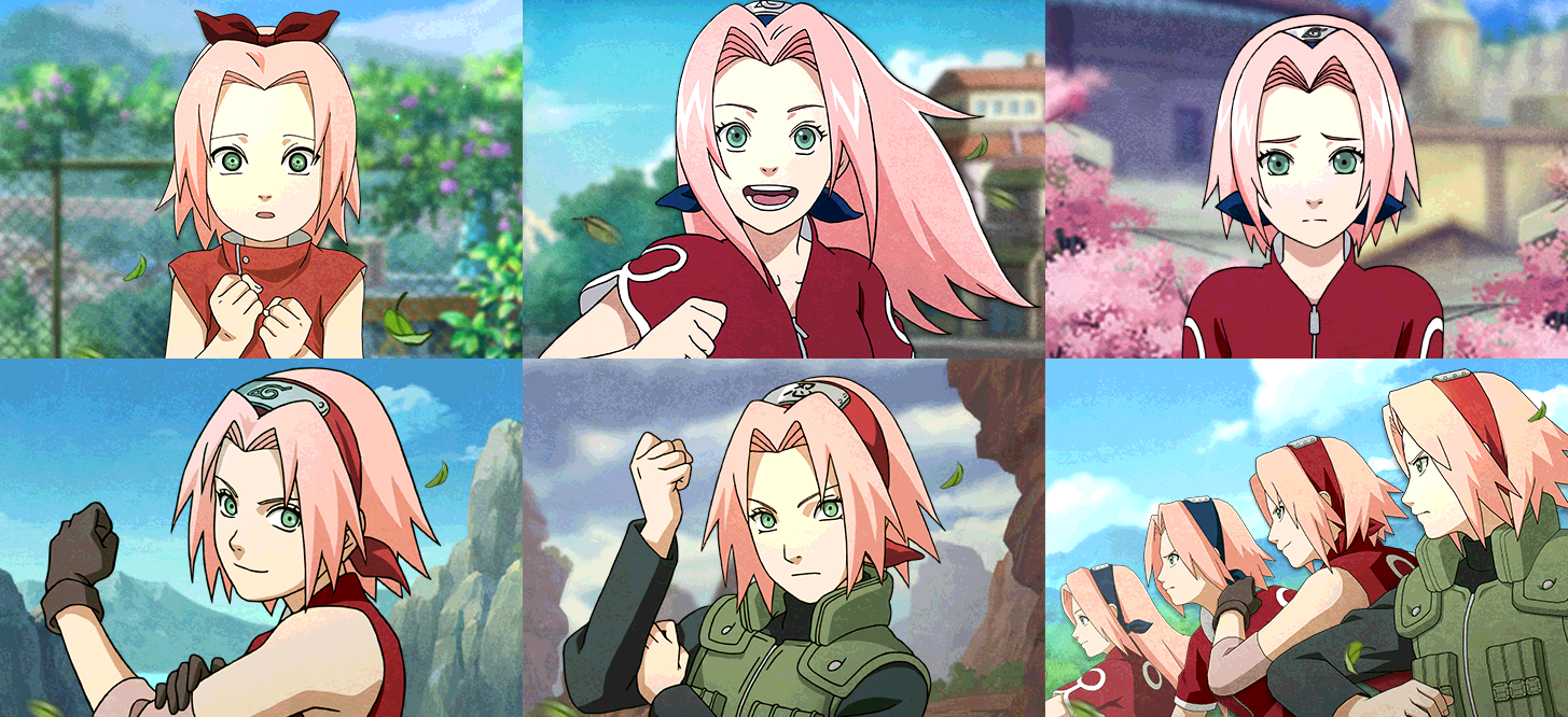 ₊· ͟͟͞͞➳❥ Sakura Haruno Evolução 🌷