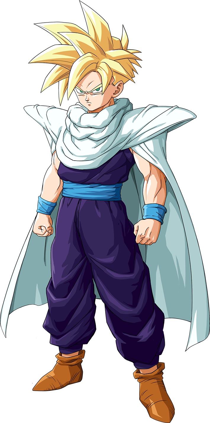 Teen Gohan SSJ render [Bucchigiri Match] by maxiuchiha22 on