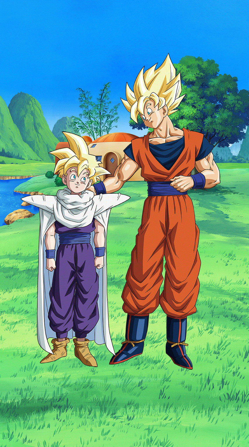 Gohan and Goku