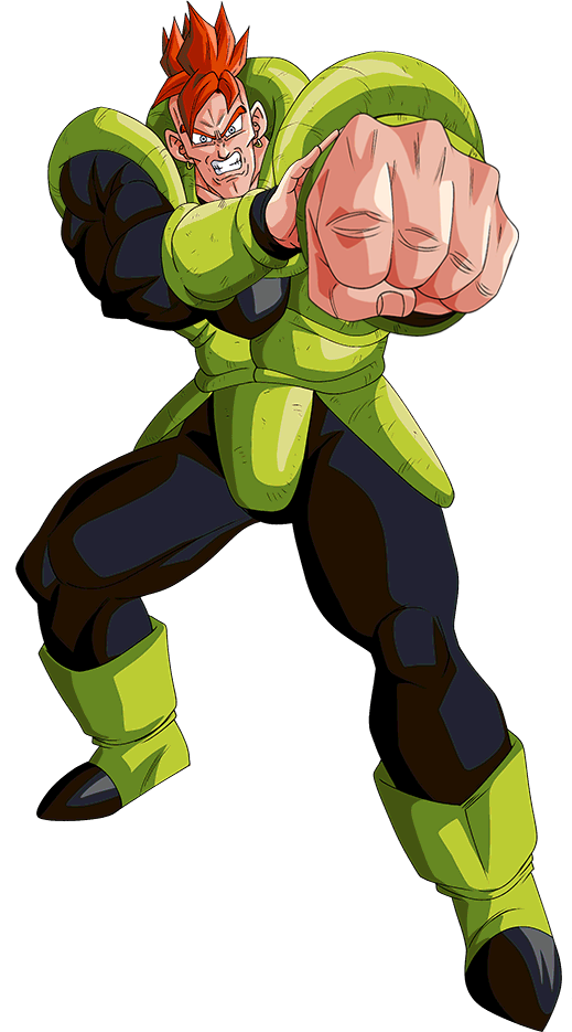 Android 16 render 8 by Maxiuchiha22 on DeviantArt