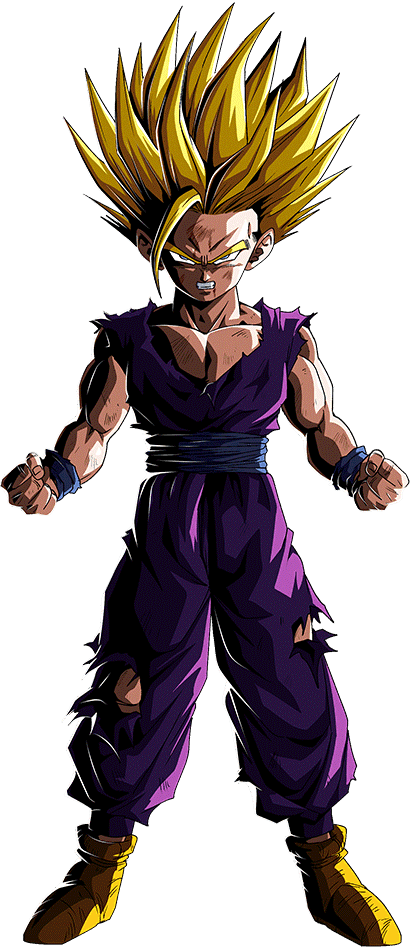 Teen Gohan SSJ2 render [Bucchigiri Match] by Maxiuchiha22 on