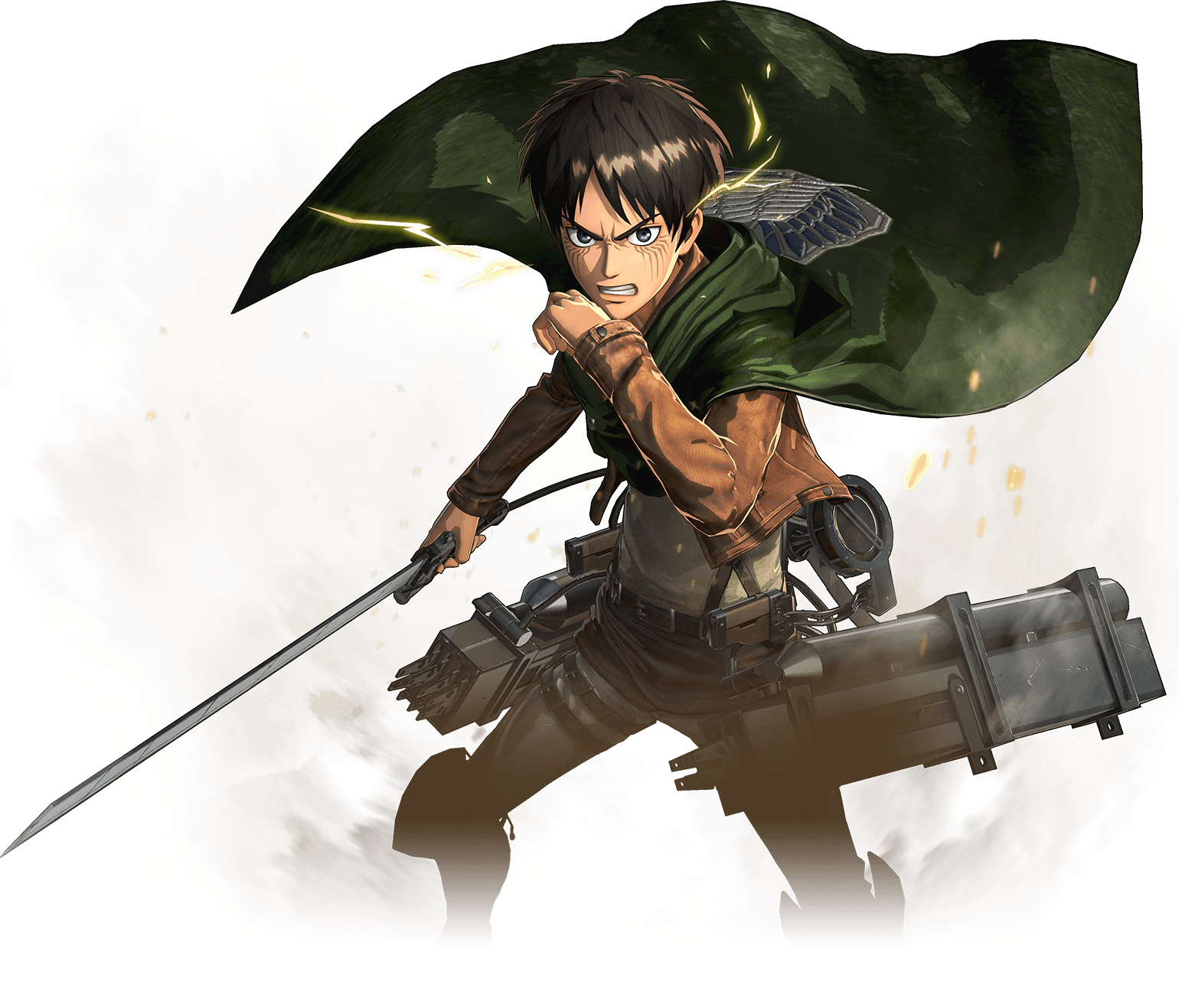 Eren Yeager de ataque a los titanes by zelldinchit on DeviantArt