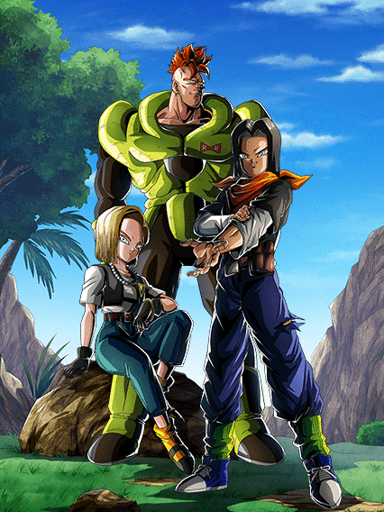 DRAGON BALL Z Androides Nro16,17 y 18 by dibujARTpe on DeviantArt