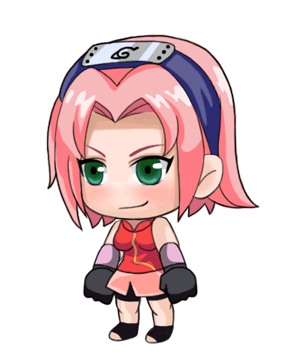 Gambarkepalasakuranharunoformatpng28329png 449470 - Sakura Haruno Chibi Png,Sakura  Naruto Png - free transparent png image 