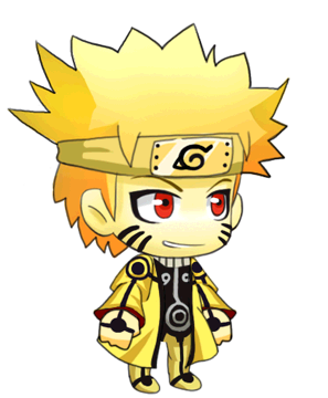 Naruto kurama Chibi nuvem akatsuki