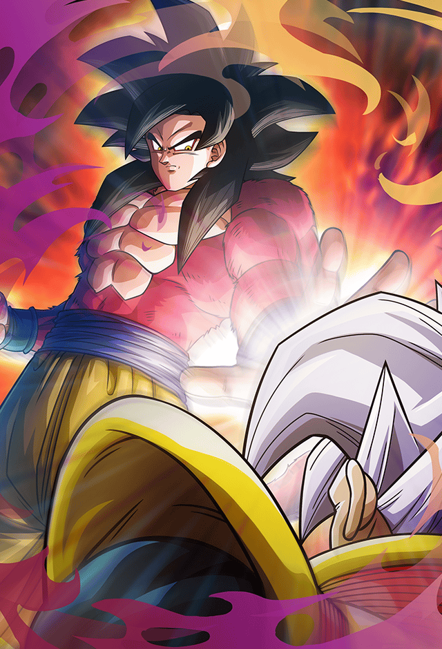 dbz goku ssj4 vs baby vegeta