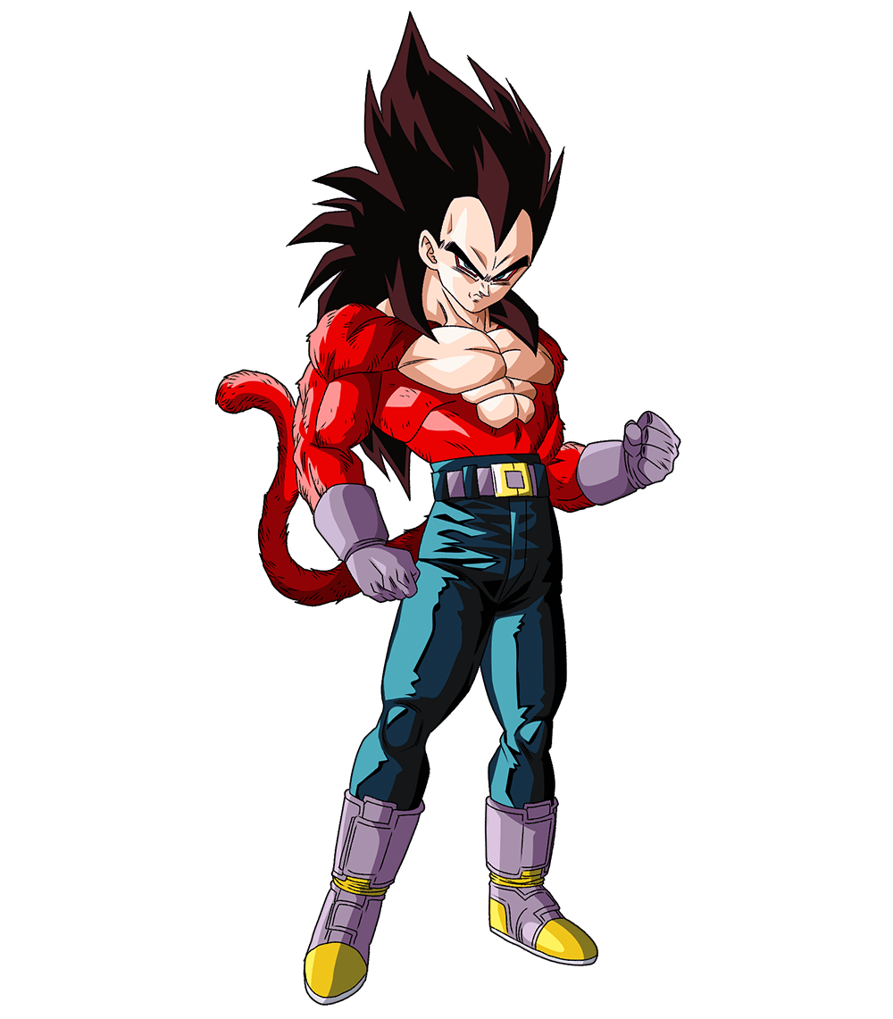 Goku - Vegeta SSJ4 render 2 [Dokkan Battle] by maxiuchiha22 on DeviantArt