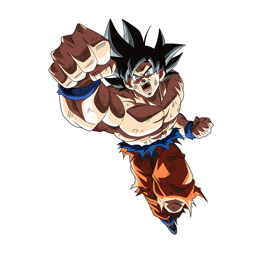 Goku SS4 and Goku Ultra Instinct (Split Drawing) by Lucas-Card on DeviantArt