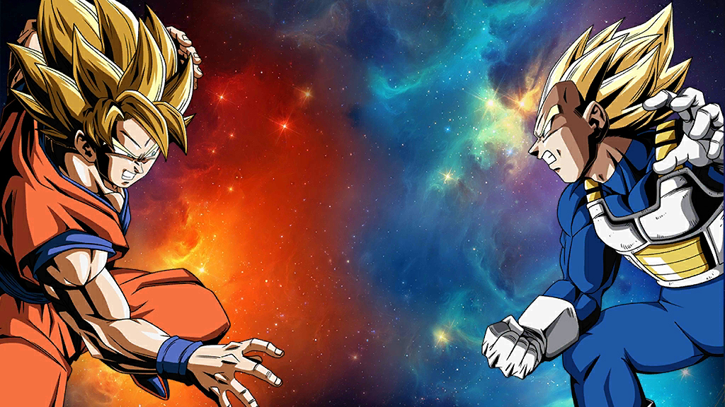 dbz goku and vegeta wallpapers