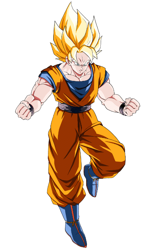 Son Goku SSJ render reaction 1 [Bucchigiri Match] by Maxiuchiha22 on  DeviantArt