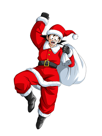 Dragon Ball all characters Christmas tree Png, Goku Christmas Png,  Sublimation