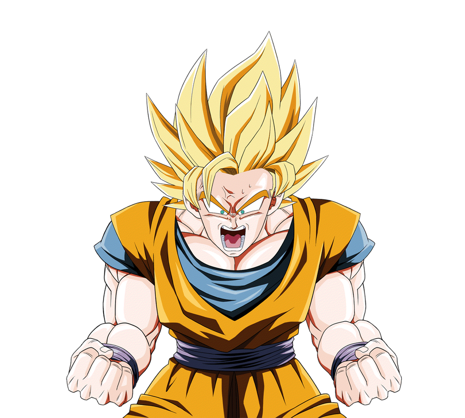 Goku Ssj2 Dokkan Battle Render By Fradayesmarkers On - Dbz Dokkan Battle Renders - Free Transparent PNG Clipart Images Download