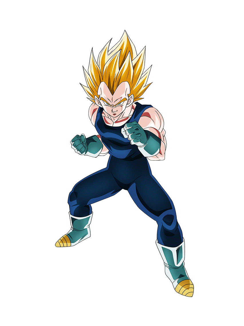 Vegeta SSJ2 render 3 [Dokkan Battle] by Maxiuchiha22 on DeviantArt