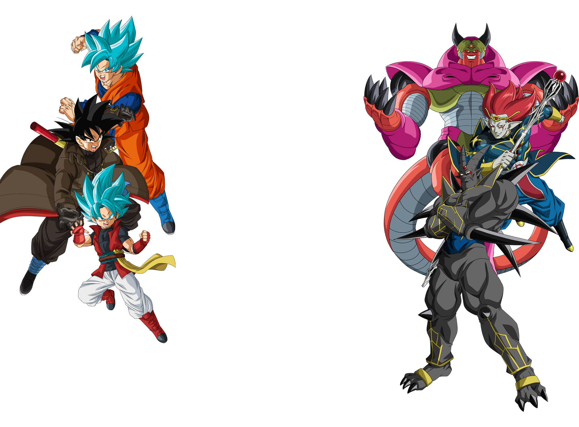 Dragon Ball Z Heroes and Villains by SuperSaiyanCrash on DeviantArt