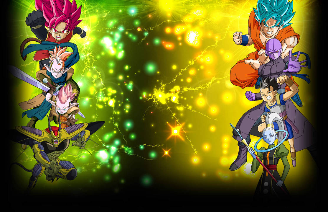 Download The Heroes of Dragon Ball Unite Wallpaper