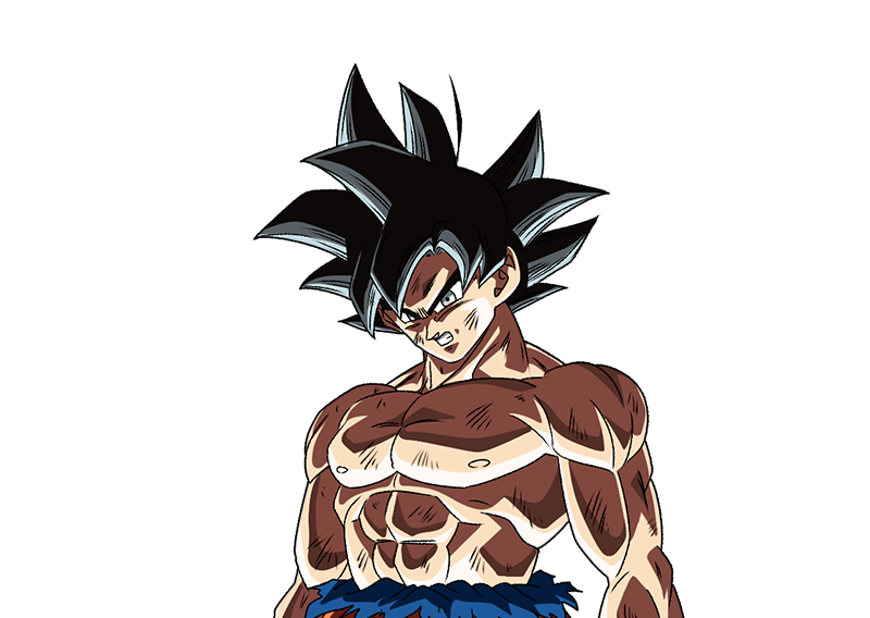 Goku SS4 and Goku Ultra Instinct (Split Drawing) by Lucas-Card on DeviantArt