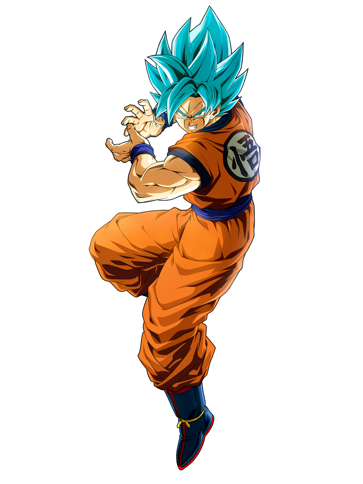 Super Saiyan Blue Goku (Dokkan Battle Card Render) by