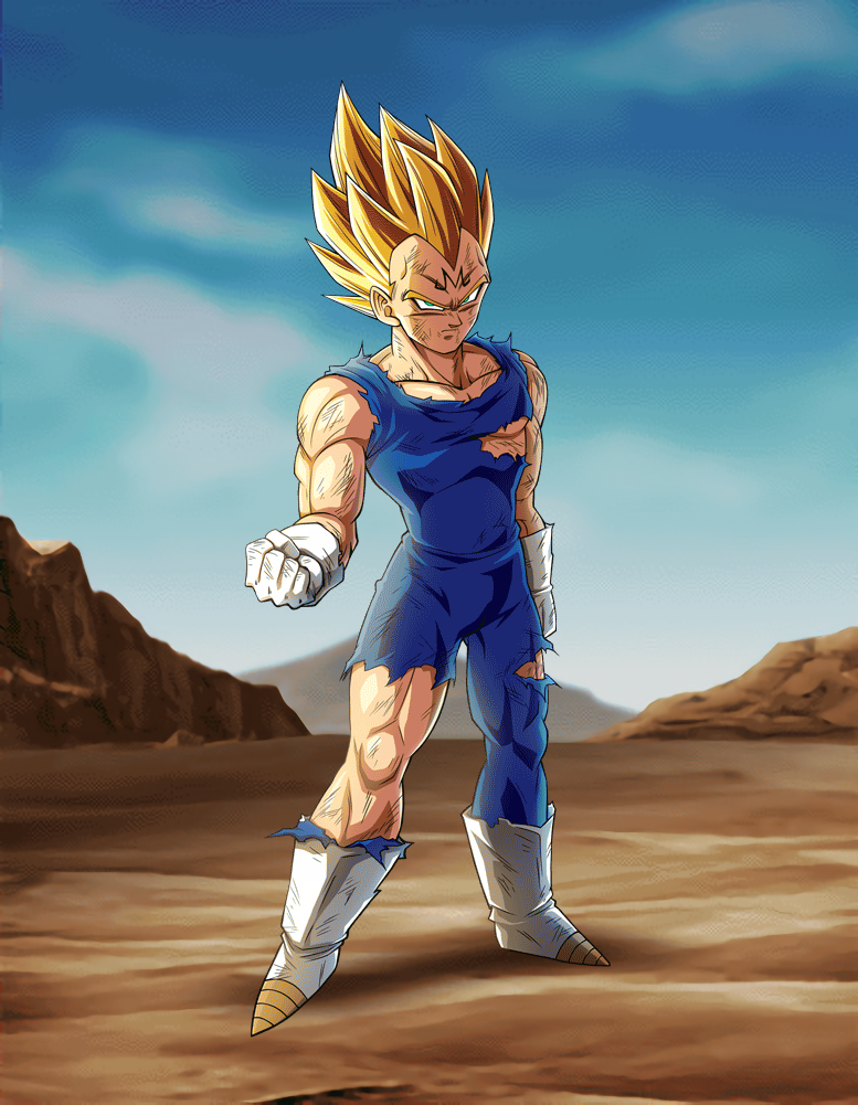 Vegito SSGSS Card [Bucchigiri Match] by maxiuchiha22