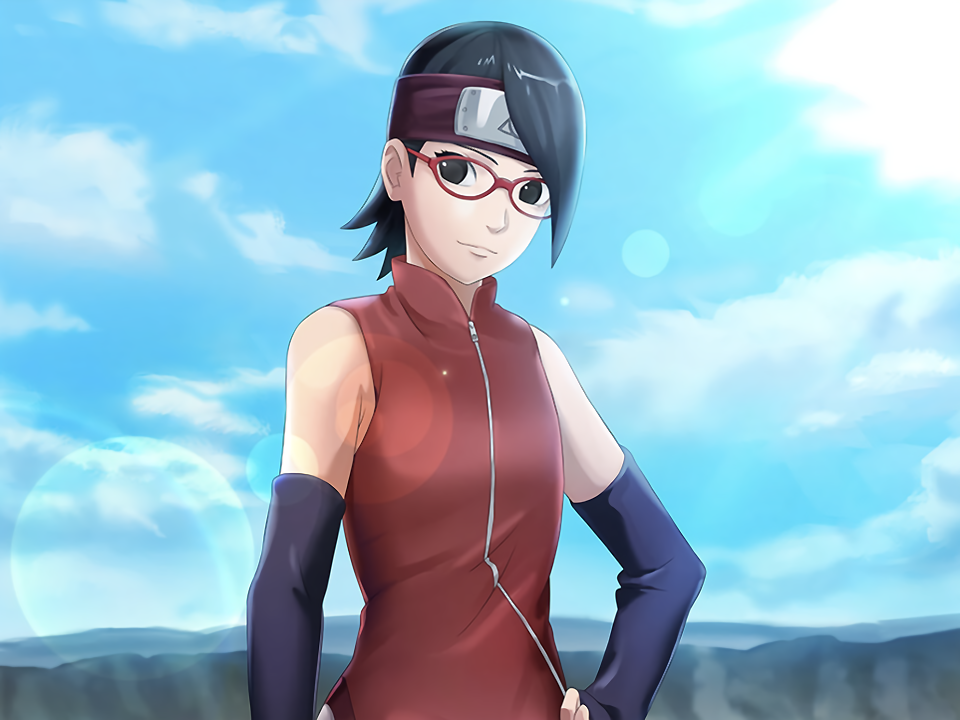 Sarada Uchiha Fanart by iEvgeni on DeviantArt