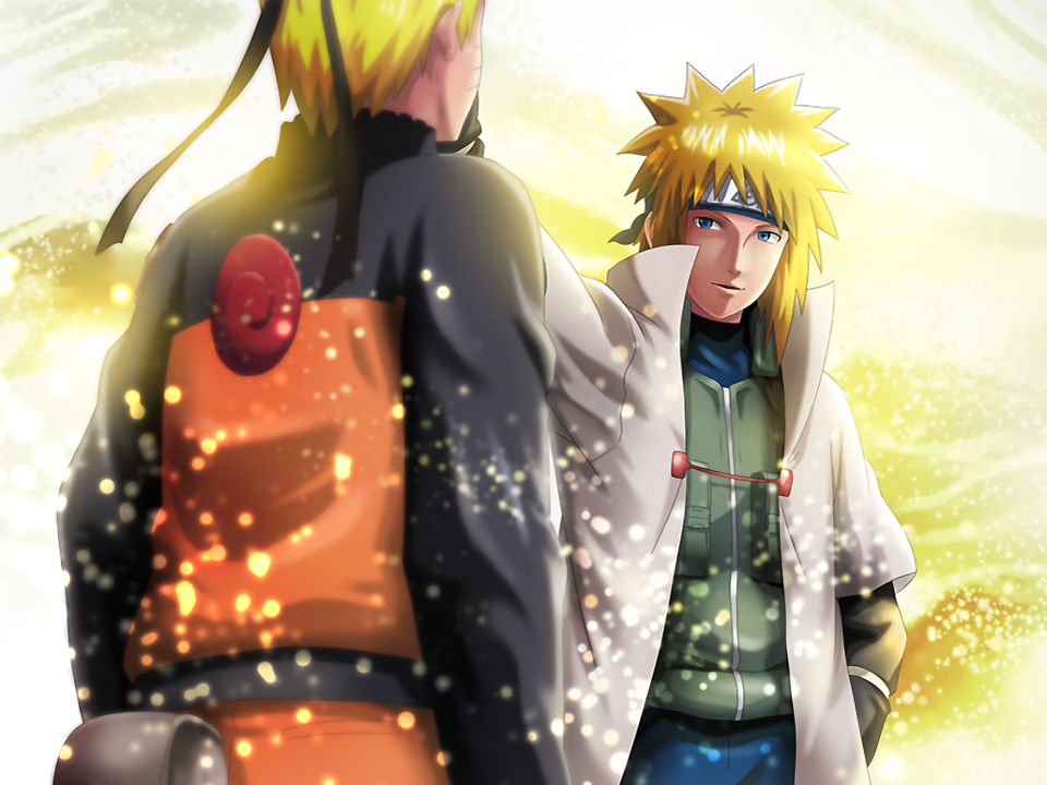 Naruto and Minato by lubiga on DeviantArt