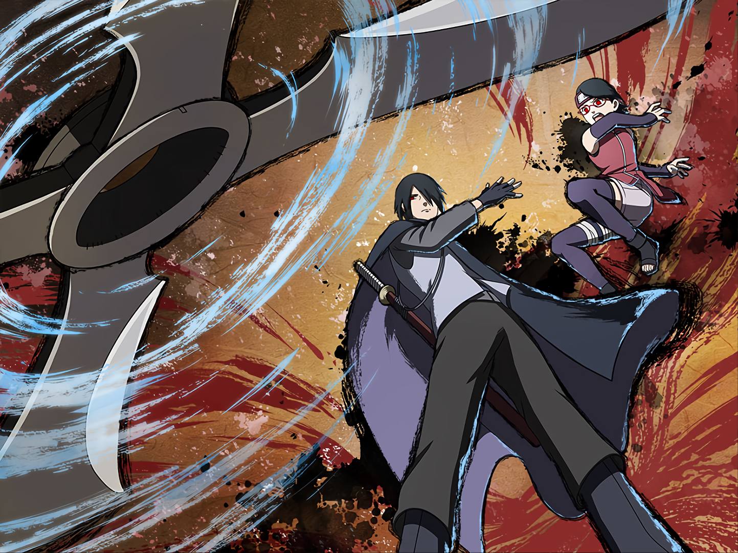 Sasuke & Sarada Uchiha wallpaper by Rtg_Daksh - Download on ZEDGE™