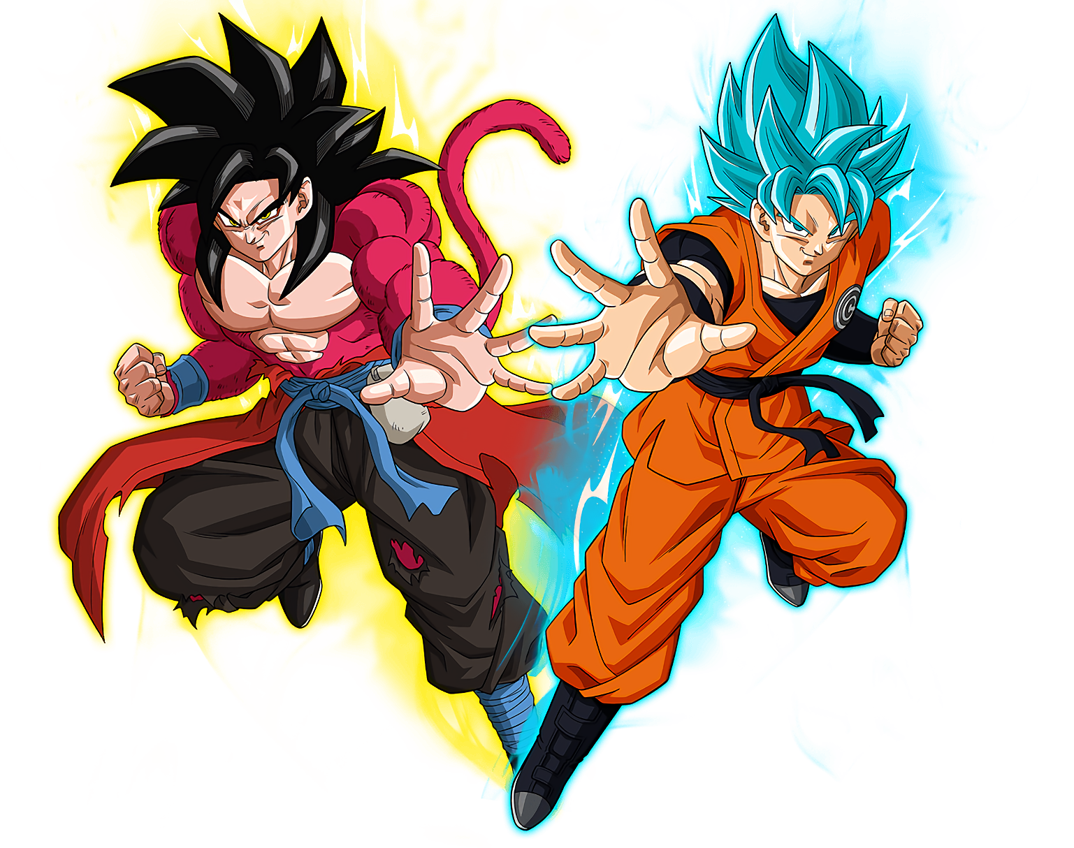 Goku Xeno Ssj2 by Andrewdb13 on DeviantArt