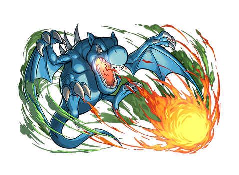 Winged Dragon render [Puzzle and Dragons]