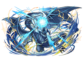 Blue-Eyes White Dragon render [Puzzle and Dragons]