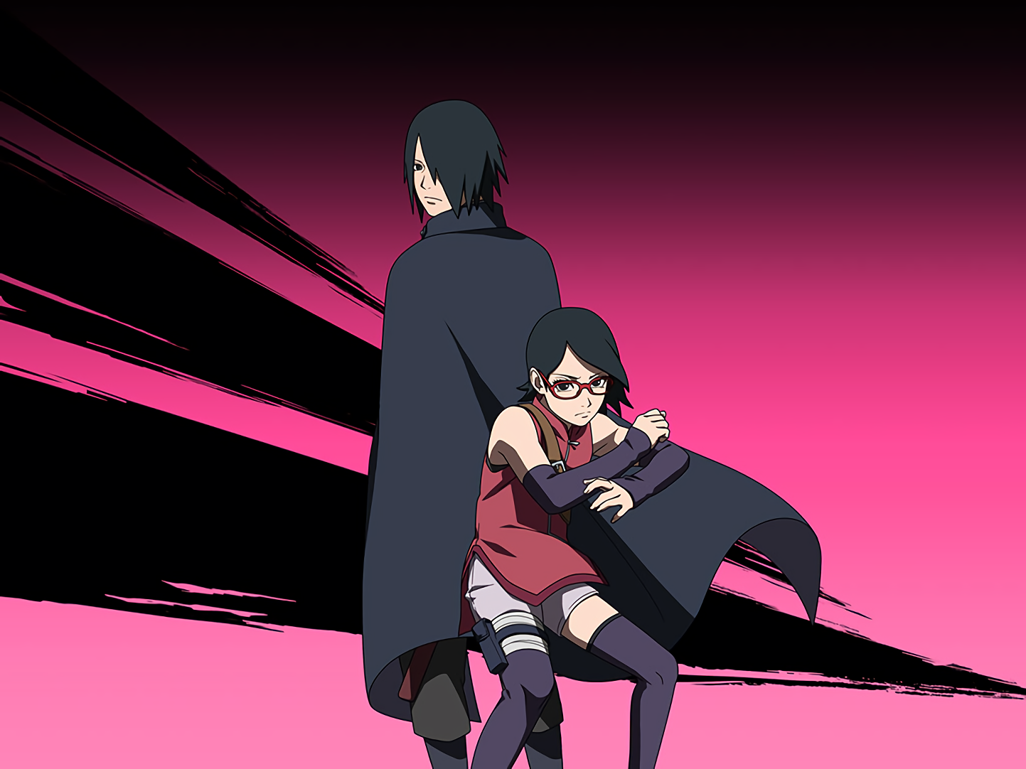 Sasuke & Sarada Uchiha wallpaper by Rtg_Daksh - Download on ZEDGE™