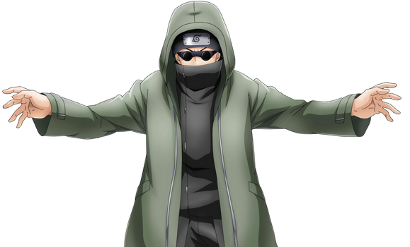 Shino Aburame render 2 [NxB Ninja Voltage]