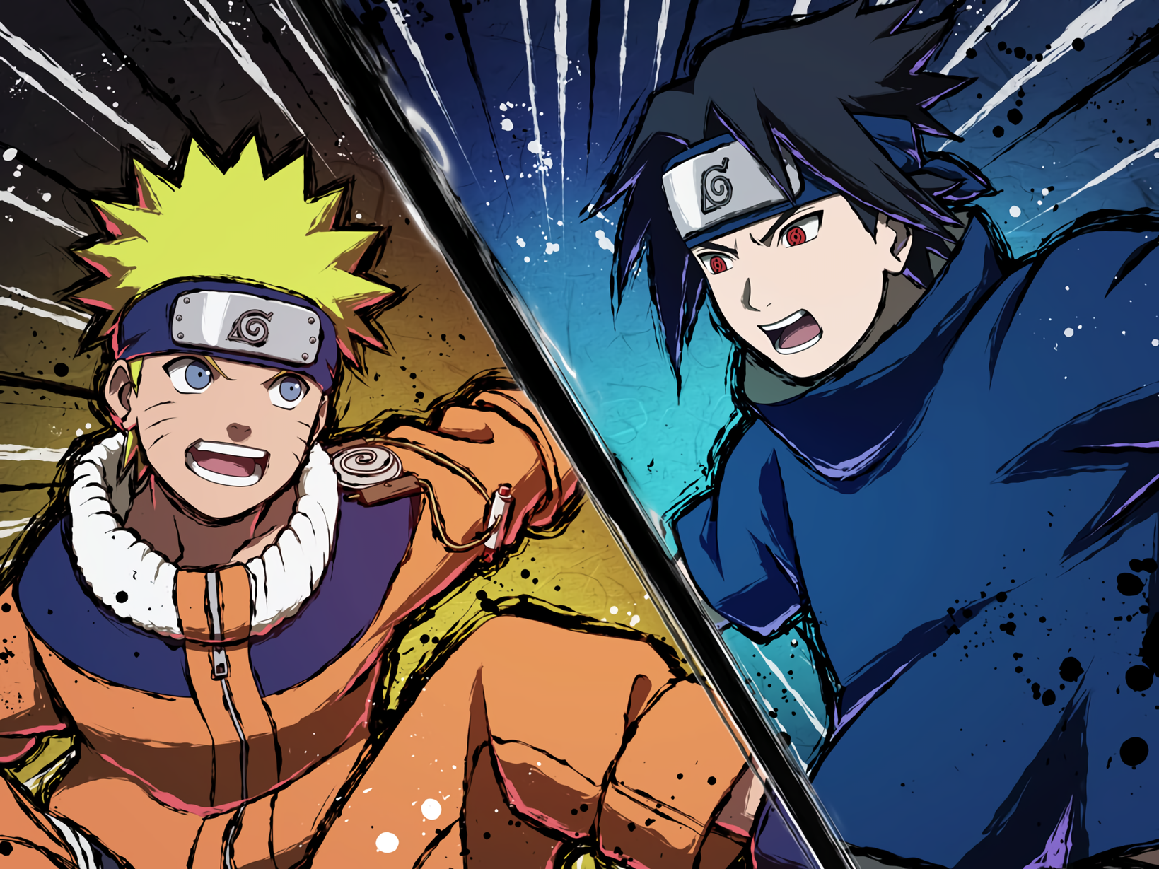 Naruto Shippuden: Naruto vs Sasuke Wallpaper 3 by Maxiuchiha22 on