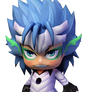 Chibi Grimmjow v2 render [Pockie Ninja]