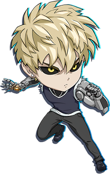 Genos (Chibi) render [The Strongest]