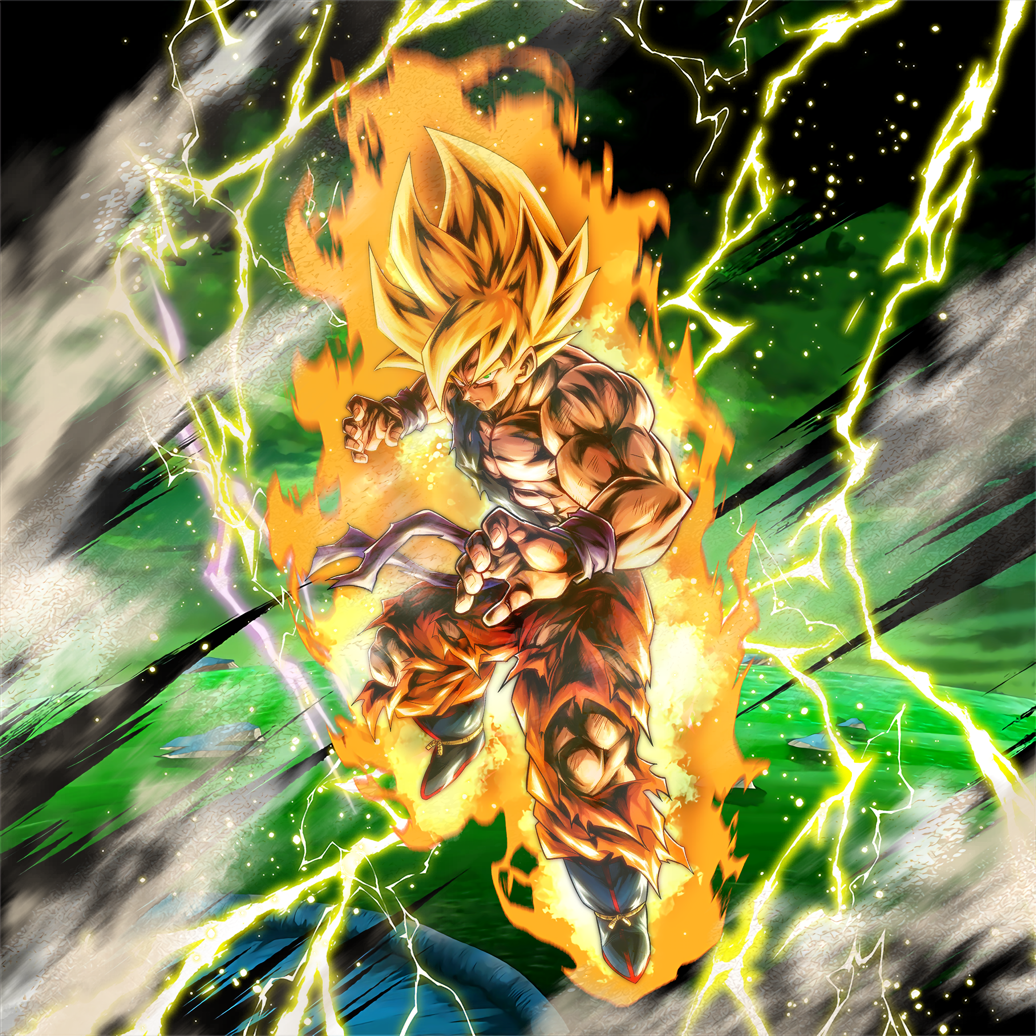 Super Sayajin Son Goku Wallpaper Dragonball Z by Sennexx on DeviantArt