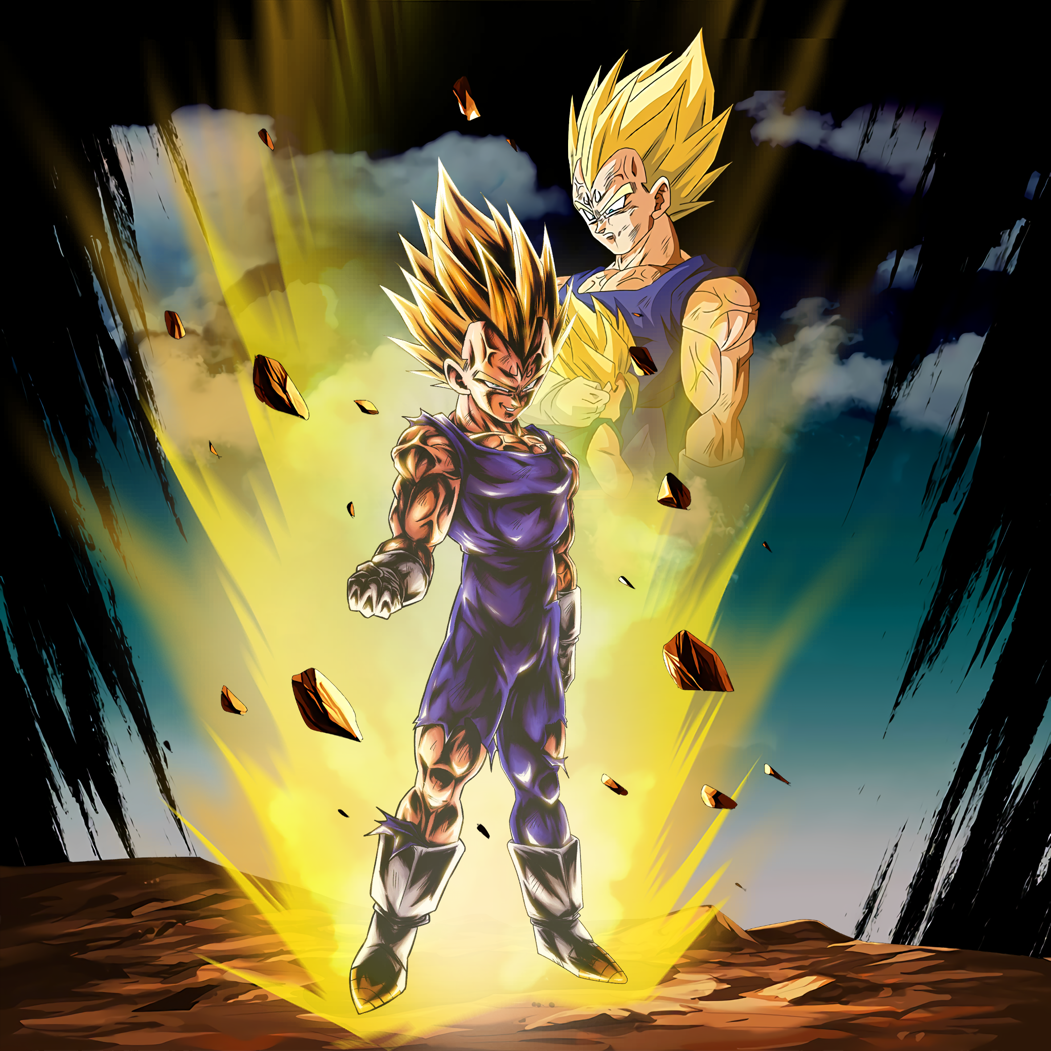 SSJ2 Goku, ball, dbz, dragon, game, legends, majin, super, vegeta, HD phone  wallpaper